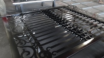 Cửa cổng rào hoa văn mỹ thuật cnc đẹp, cổng rào sắt mỹ thuật @Congraovlog