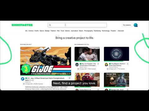 How to Back A Kickstarter Project | Tutorial
