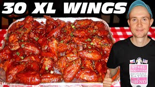 JUMBO CHICKEN WING CHALLENGE at MAN VS FOOD LONDON | £50 Cash Prize (But Not For Me?!?)