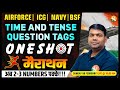 Time &amp; Tense, Question Tags One SHot Marathon / Airforce, Navy, ICG | Airforce English Classes