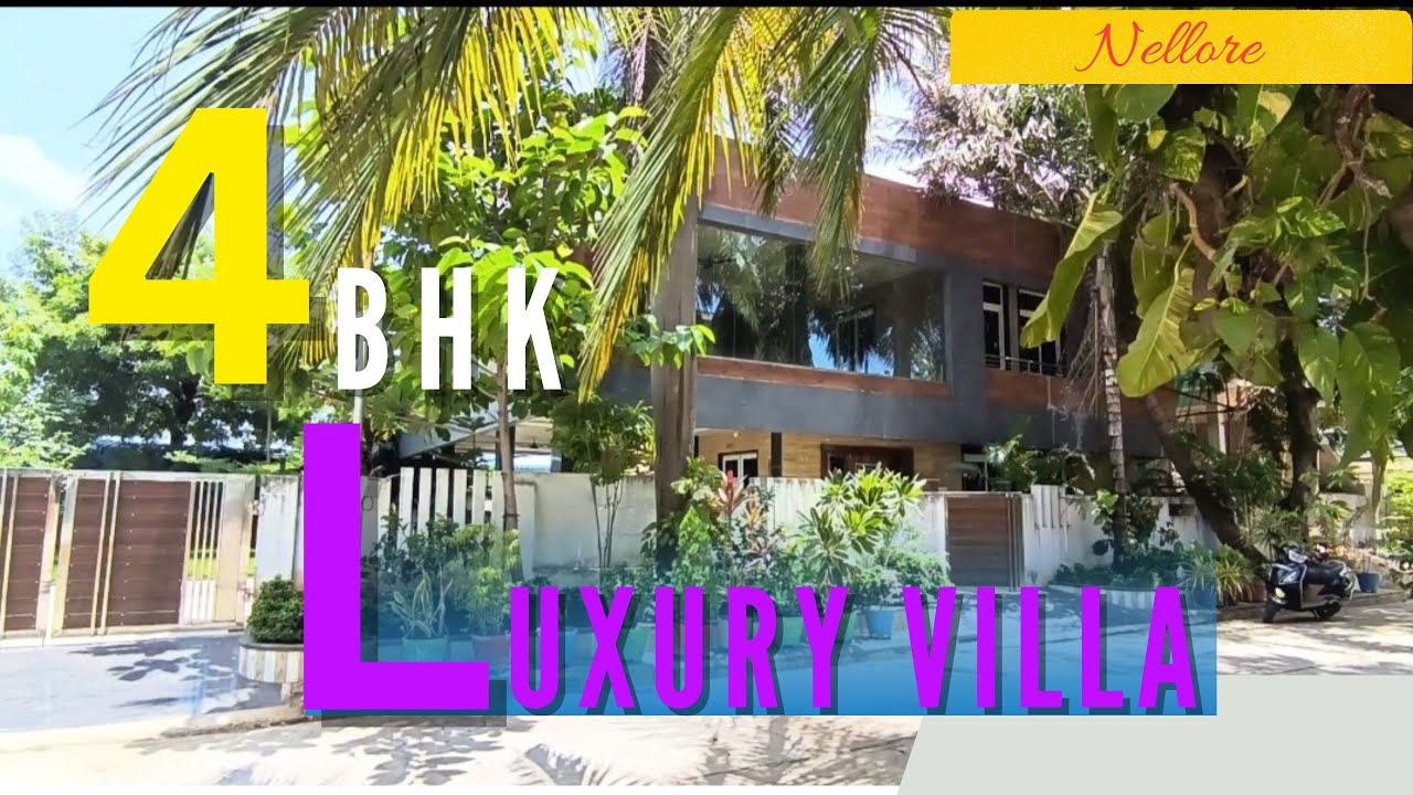 Experience the Ultimate Luxury: 4BHK Villa for Sale in Nellore @realwealthproperties