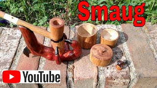Smaug a hobbit inspired pipe holder and box for a churchwarden pipe