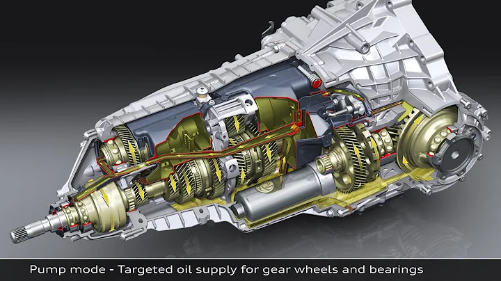AUDI DL382-7Q Gearbox - Gear Set Lubrication - Dry Sump System