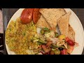 Healthybreakfast by drkashif ikrameasy recipieomelets saladnutsdatesfull of flavors