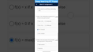 Deep learning-IIT Ropar week 8 assignment nptel swayam NPTEL