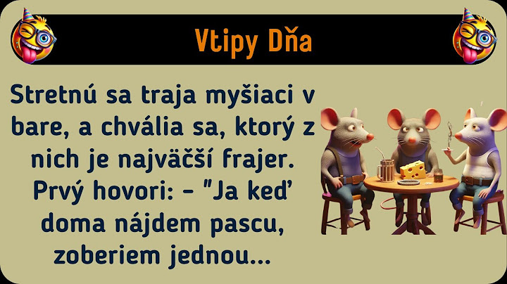 Vtipy Dňa: Myšiaci v bare