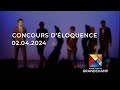 Concours dloquence 2024  top 3 des prestations