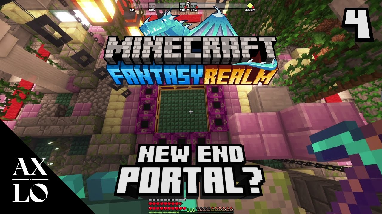 Finding a New End Portal! - Fantasy Realm Minecraft PART 4
