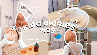 [The sims4] Vlog //  Kira diaries #1 // New semester, At my school, Basketball, etc.