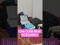 ✔️Live Code Blue SCENARIO 💯#iillss #neet #cardiacarrest #yt #heartattack #heartdisease #codeblue