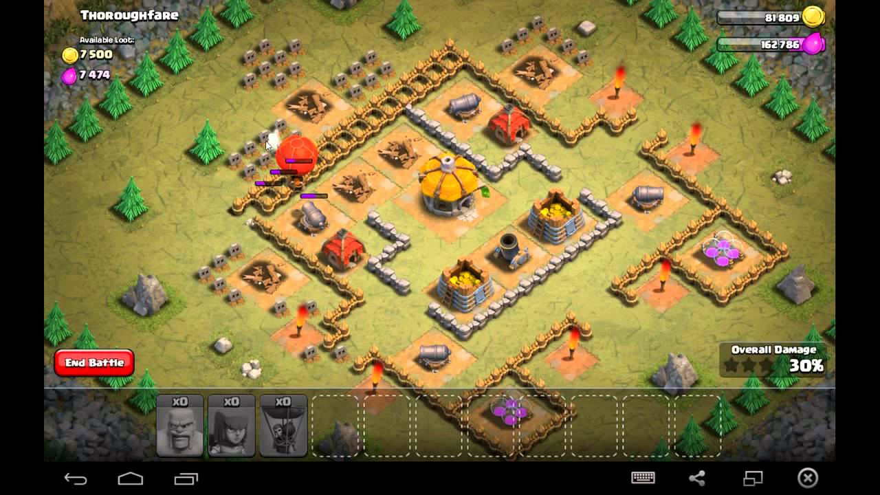 Clash Of Clans Barbaren Level 4