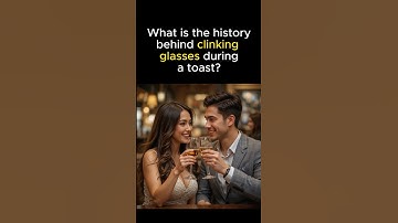 What is the history behind clinking glasses during a toast? #shorts #history #wine  #celebration