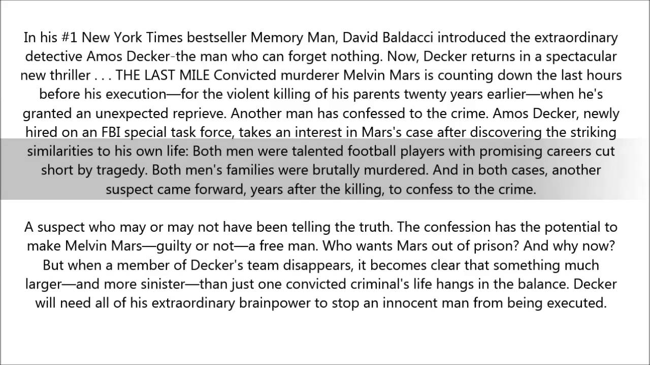 David Baldacci Epub Collection