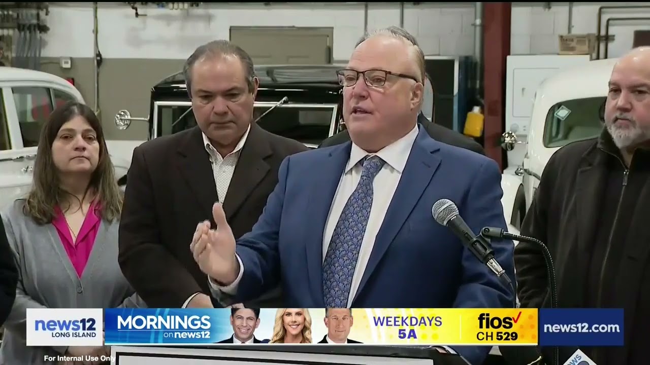 Long Island Limousine Association on News 12 urging the public to only hire licensed operators