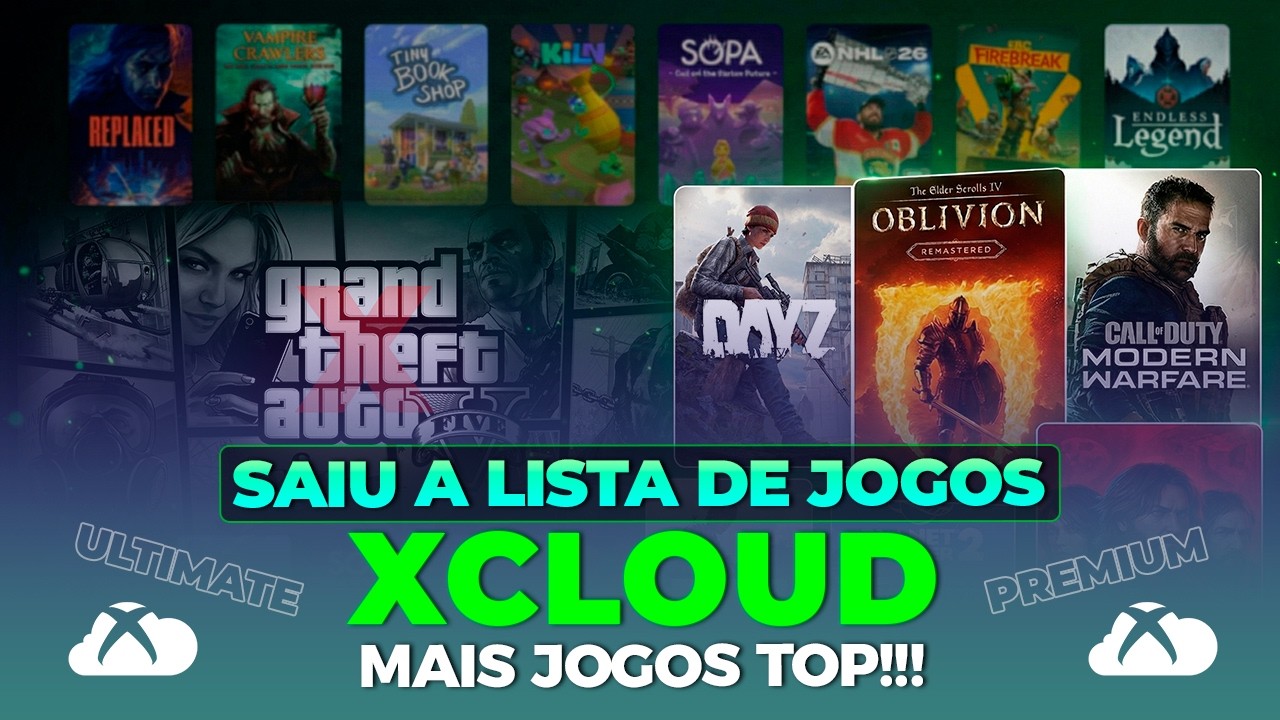 XCLOUD: LISTA DE JOGOS 1ª QUINZENA DE ABRIL – E GTA V SAINDO DE VEZ, CONFIRA!