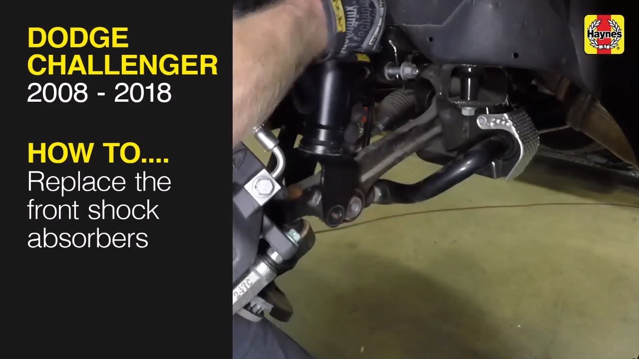 How to Replace the front shock absorbers on the Dodge Challenger 2008 ...