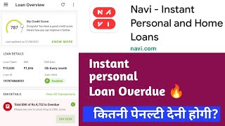 Navi loan and Moneyview loan overdue 