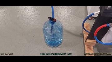 Commercial Oxyhydrogen Machine Running From A 3 Phase Commercial Generator