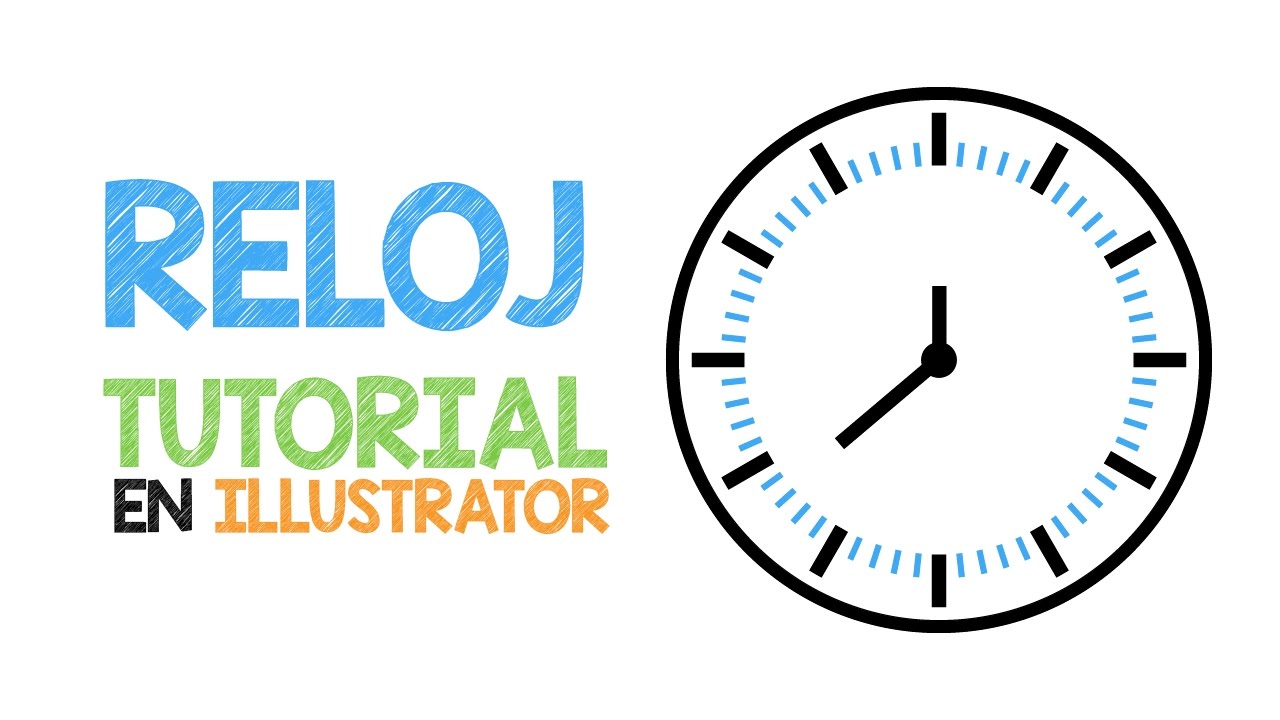 Como hacer un reloj en Adobe Illustrator