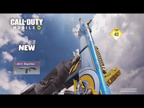 *NEW* JAK-12 - Winged Steel Gameplay in COD Mobile!!! | Tier 40 BP Reward | Milton37LiveCODM
