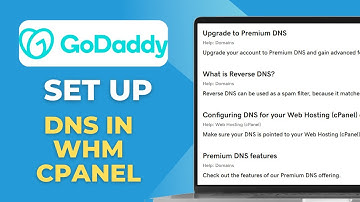 How to Setup DNS in WHM cPanel on Godaddy