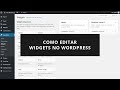 Como editar Widgets no WordPress | Difluir