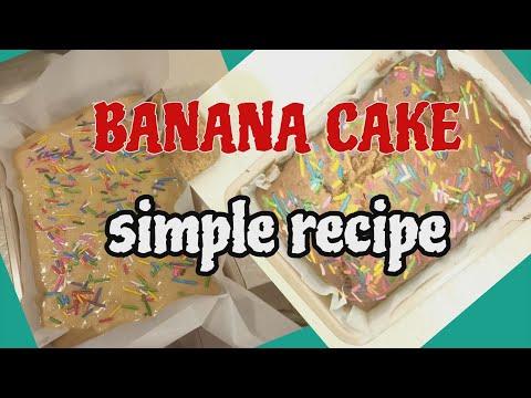 Banana cake / simple recipe #freshly #foodie #food