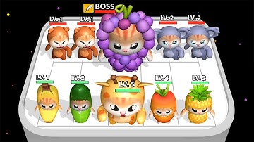 MERGE BANANA CAT - Epic Banana Cat Evolution, Merge Happy Cats ★ Battle Simulator