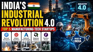 India's Industrial Revolution 4.0 🇮🇳 | Top 5 Manufacturing-Tech Startups Changing India #madeinindia