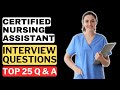 Certified Nursing Assistant Interview Questions and Answers | How to Pass the Interview