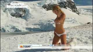 Kate Upton Bikini In Sub Zero Temperatures For Sports Illustrated Cover