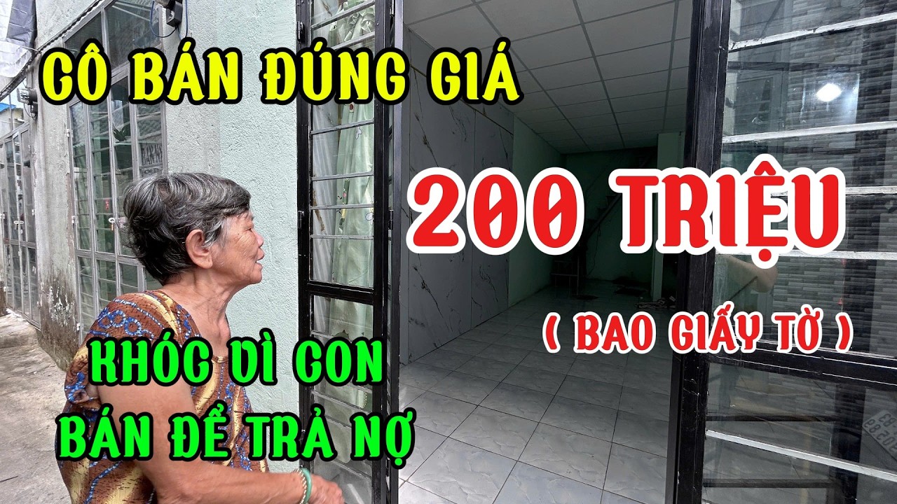 xót xa gì 2.mất luôn chỗ ở vì trả nợ cho con, ĐÚNG 200tr có sổ hồng thổ cư,ở vĩnh viễn ko tranh chấp