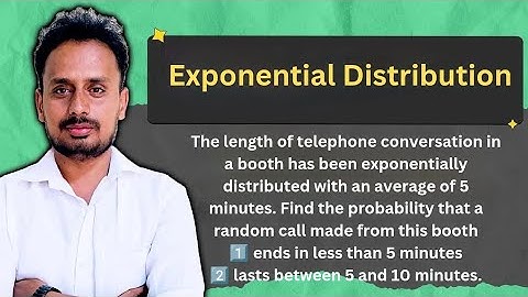 Exponential distribution | probability density function | Probability distribution