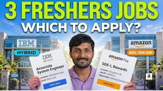 IBM & Amazon Recruitment 2026 🔥 | 3 Latest Job Vacancies for Freshers | Apply Now