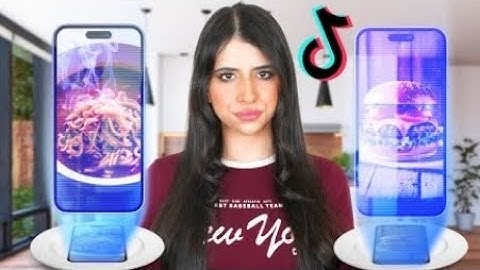 خليت التيك توك يتحكم في أكلي لمدة ٢٤ ساعة !