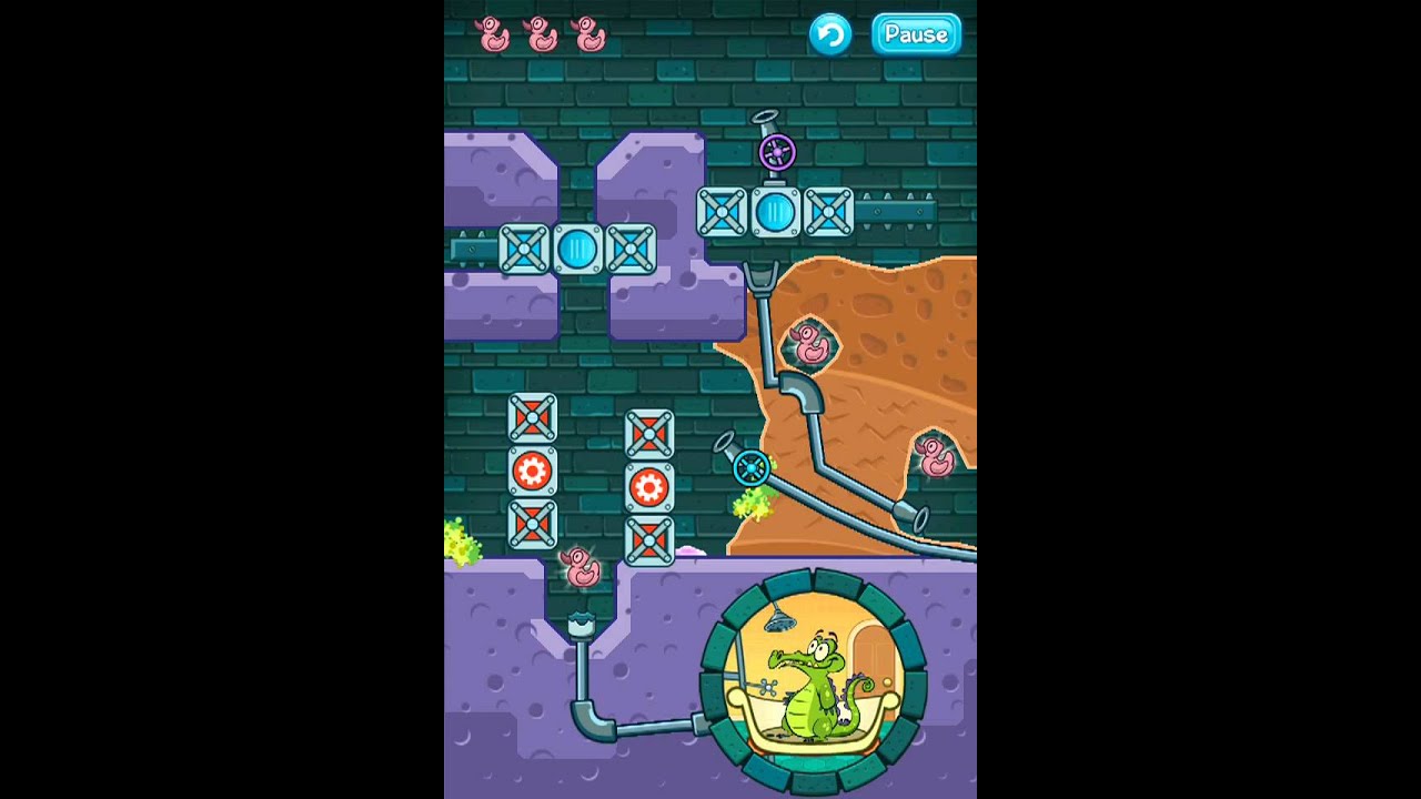 Where's my water? Level 4-19 - 3 Stars Walkthrough - Wo ist mein Wasser?