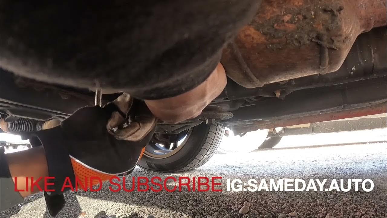 HOW TO REPAIR BROKEN MUFFLER CHEAP QUICK FIX!!!!!!!!!! - YouTube