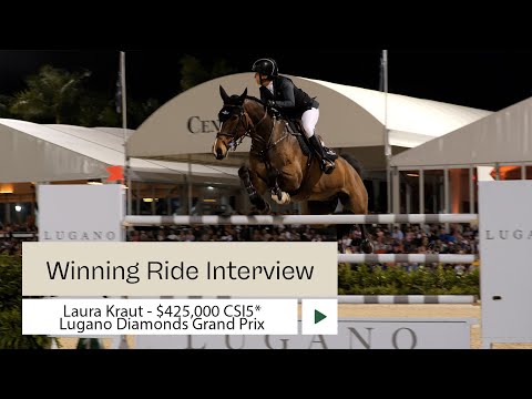 Laura Kraut Wins CSI5* Lugano Diamonds Grand Prix