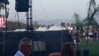 coachella ステージ左横の飲酒エリアからスペシャルズ.