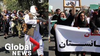 Afghanistan crisis: Taliban disperse Kabul protests with gunfire