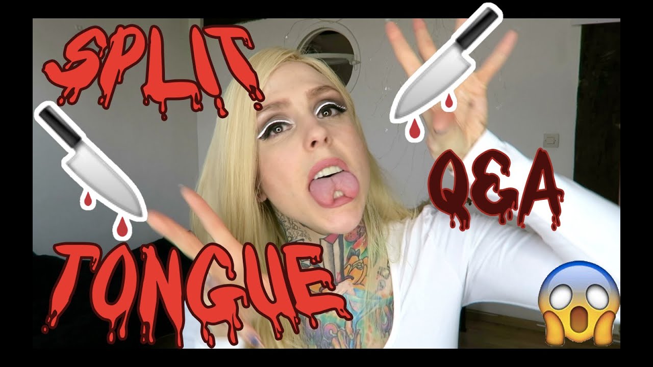 SPLIT TONGUE Q&A! Everything you want to know about tongue split body modification!