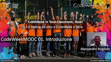 CodeWeek nanoMOOC - 01. Introduzione