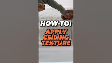 HOW-TO: Apply Knockdown Ceiling Texture with our SIMPLE Steps #homediy
