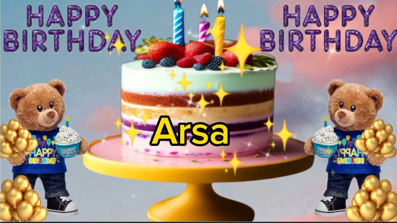 Arsa birthday song/Arsa happy birthday/Arsa name birthday song