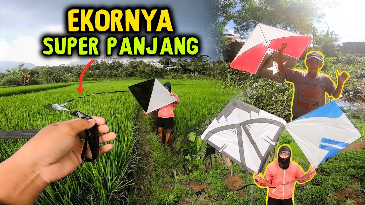 EKORNYAA SUPER PANJANG WOK SAMPE PULUHAN METER!!! MENGEJAR LAYANGAN PUTUS (EPISODE #159)