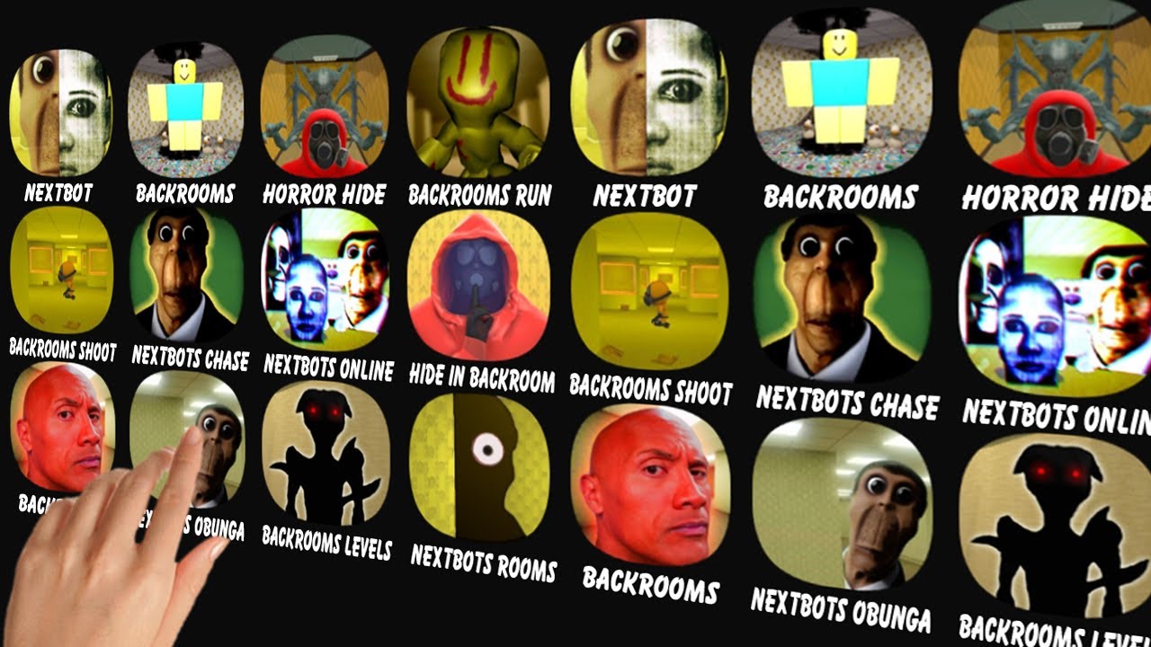 Nextbots (Backrooms + Shoot Them All + Online + Into + Multiplayer) & The  Backrooms 