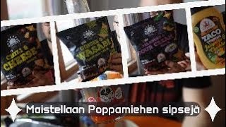 Poppamies chili snäksit tehtiin majoneesi dipiksi