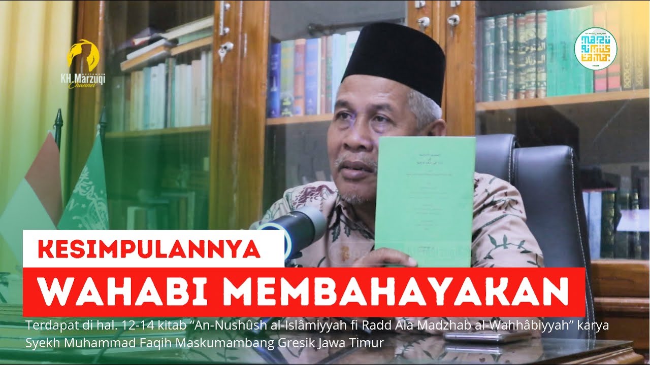 FULL! KH Marzuqi Mustamar : Harus Percaya! Saya juga alumni sekolah Wahabi