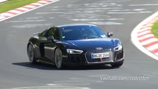 2015 Audi R8 V10 PLUS - Full Throttle Exhaust Sounds!