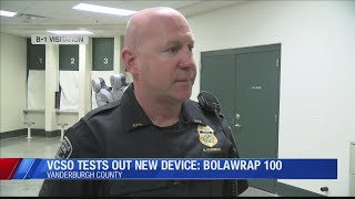Vanderburgh County Sheriff's Office reveals new device for safer arrests